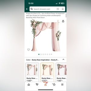 Lings moments arch flowers.